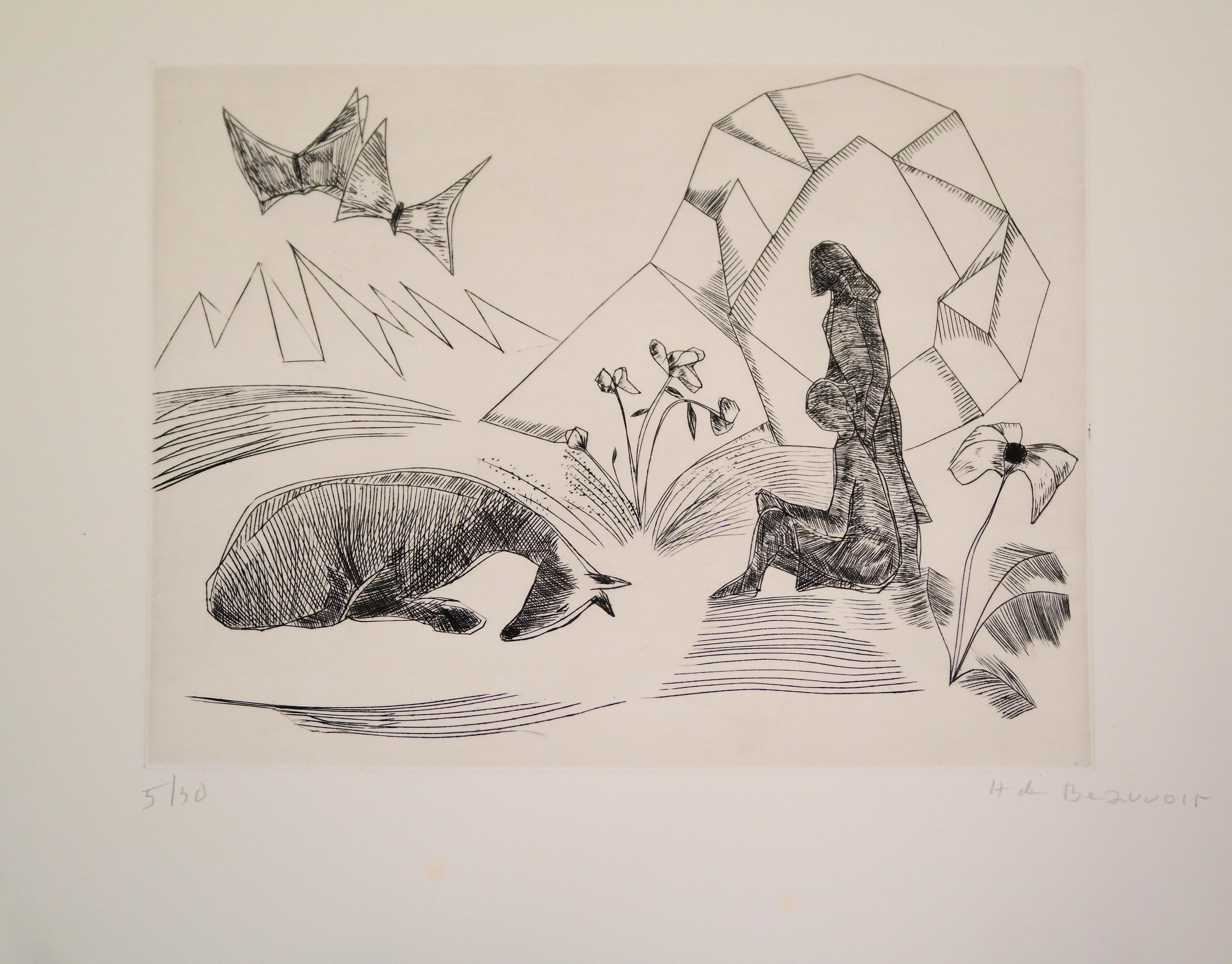 Galerie Erdel | Hélène de Beauvoir: Pferd und Natur