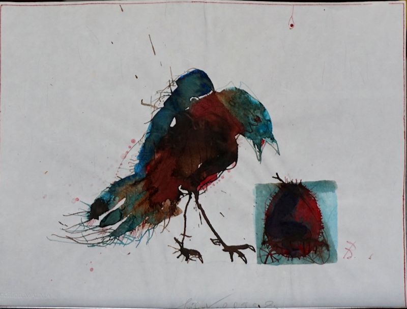 Galerie Erdel  Wolfgang Domröse: Böser Vogel böses Ei