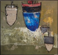 Acryl  auf Leinwand, 120 x 120 cm, 2002