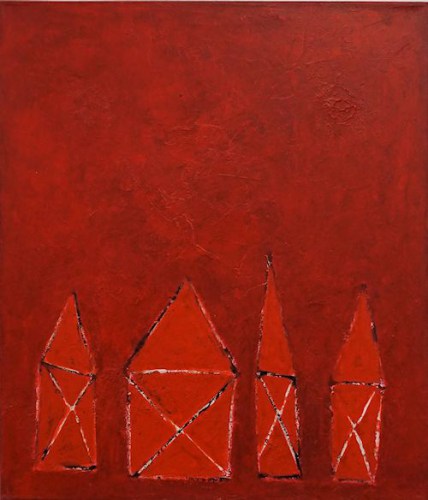 Acryl auf Leinwand, 90 x 80 cm, 1991-2001