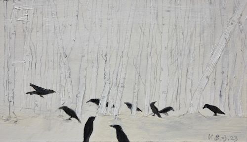Zeichnung, 11 x 18 cm, 2023